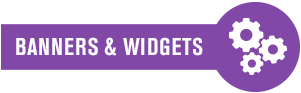 Banner Widgets Tab